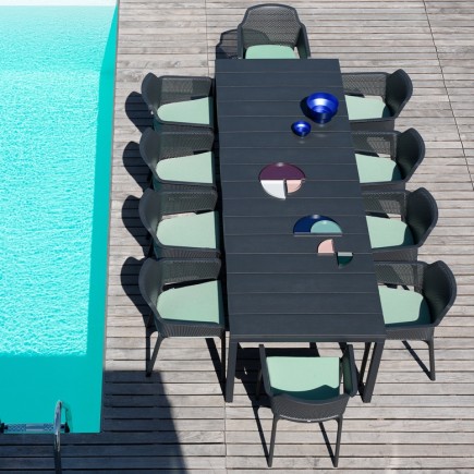 Conjunto de Jardin comedor Net 10 Extensible de Nardi