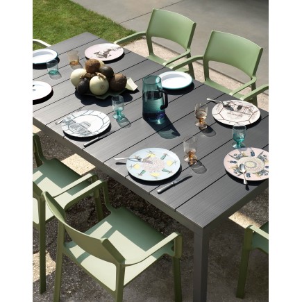 Conjunto de Jardin comedor Trill 6 Extensible de Nardi