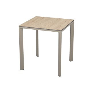 Mesa Aluminio Apilable 70 x 70