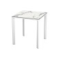 Mesa Aluminio Apilable 80 x 80 Mesa Aluminio Apilable 80 x 80