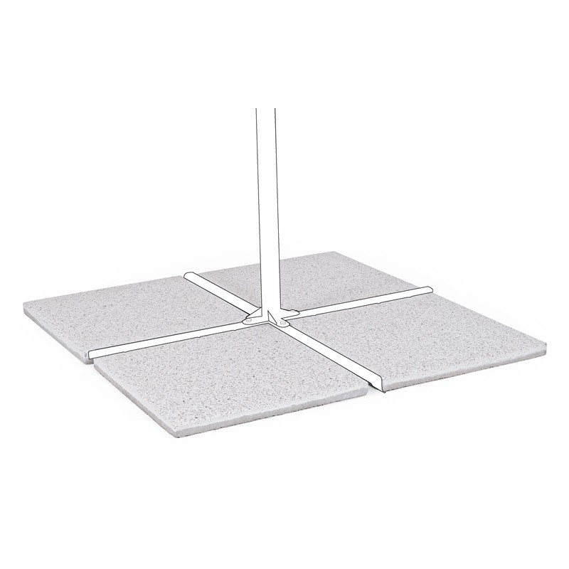 SET BALDOSAS CEMENTO MIX BLANCO