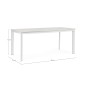 CONJUNTO COMEDOR MILLOR BLANCO DE BIZZOTTO CONJUNTO COMEDOR MILLOR BLANCO DE BIZZOTTO