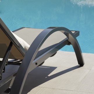 Tumbona de aluminio Comfort de RESOL