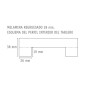 MELAMINA 70 x 70 GROSOR 3,8 cm MELAMINA 70 x 70 GROSOR 3,8 cm