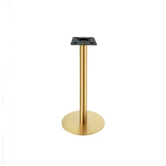 BASE REDONDA ALTA ORO INOX