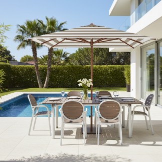 OFERTA Conjunto comedor Alloro 6 Extensible de Nardi