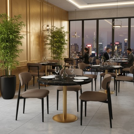 BASE REDONDA ORO INOX