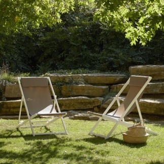 Tumbona de aluminio Sand plegable PACK- 4 Unidades