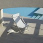 Tumbona de aluminio Sand plegable Tumbona de aluminio Sand plegable